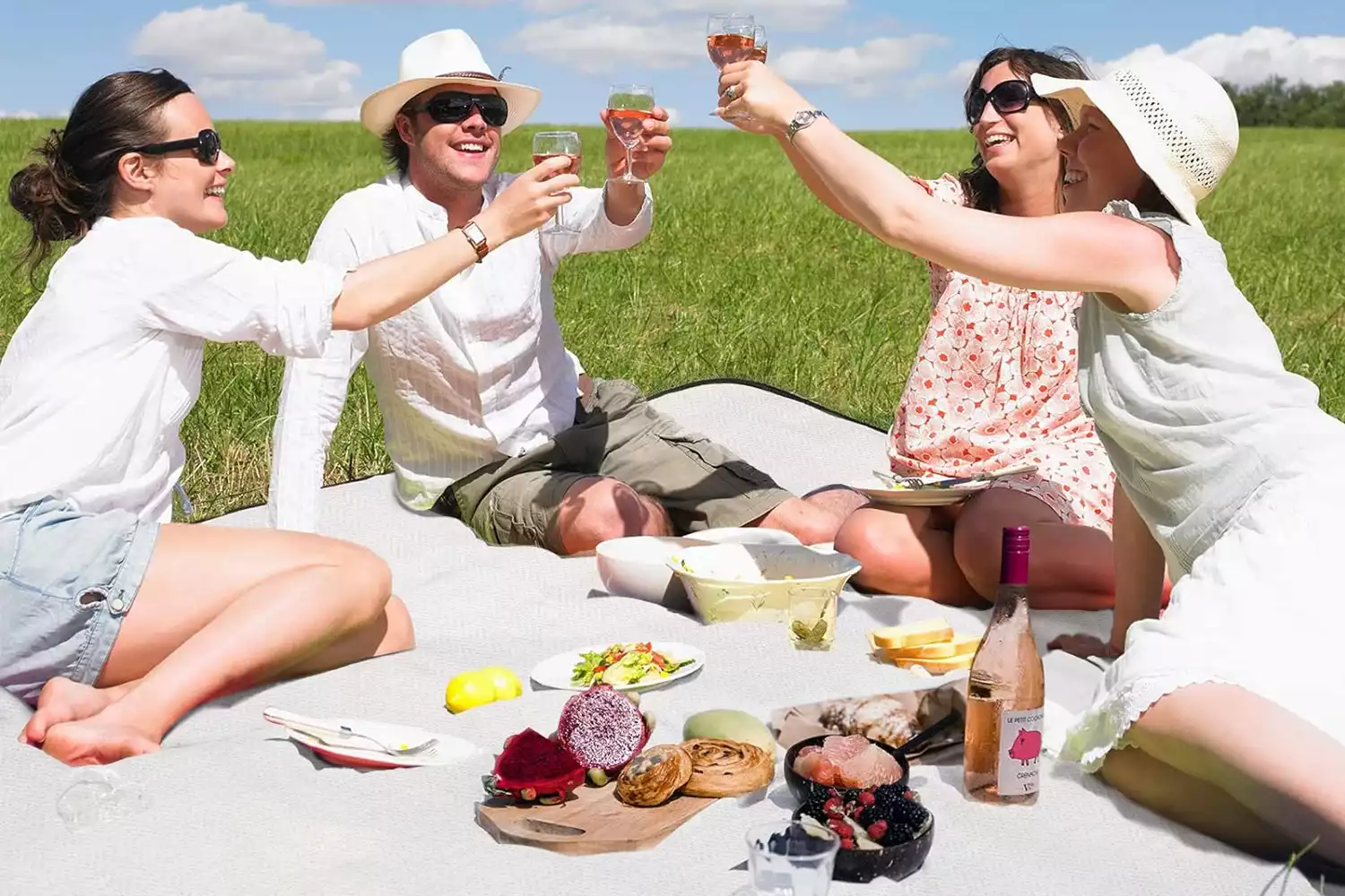 Beige Picnic Blanket