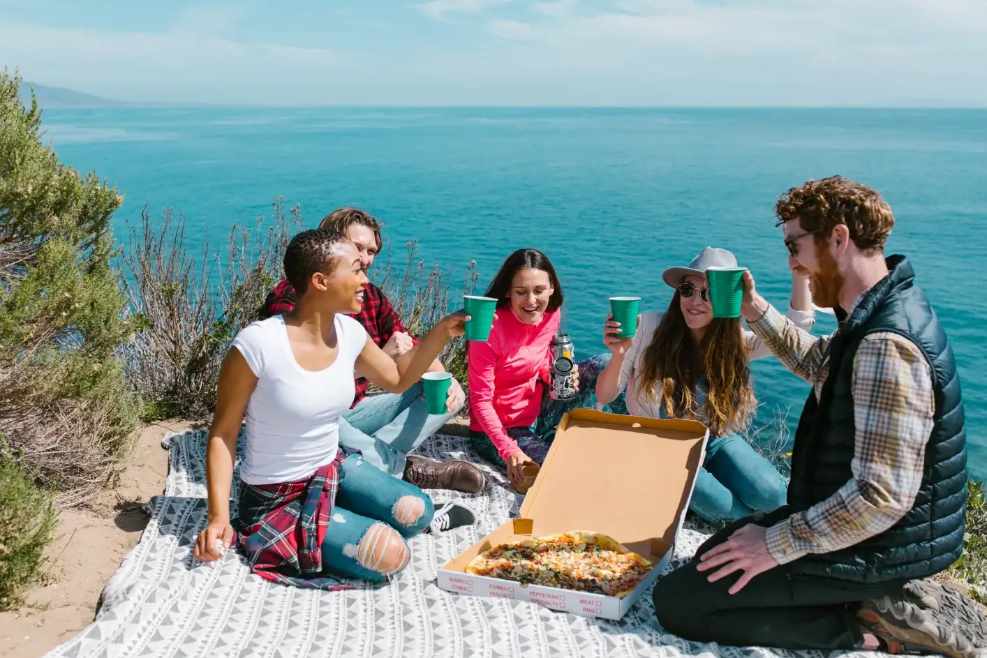 Beige Picnic Blanket